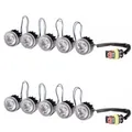 Tagfahrleuchten-Set Fahrzeugfront 24 V 6 W LED glasklar HELLA für u.a. MAN