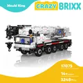 Mould King 17075 Technik Mobilkranwagen Kranwagen Klemmbausteine RC Ferngesteuer