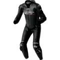 RST Race Dept V4.2 D3O Airbag perforierte 1-Teiler Motorrad Lederkombi, schwarz, Größe 60 für Männer