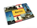 Magnet-Set Berlin, 7-teilig, Hauptstadt Souvenir mit Sieben dekorativen Mini-Magneten, Gesamtgröße ca. 7,5 x 9 cm