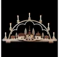 Müller Kleinkunst GmbH Seiffen Schwibbogen Schwibbogen Seiffener Dorf natur (80x15x43cm) von Müller Kleinkunst