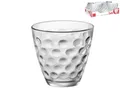 Tablett 6 Gläser Glas Wasser DOTS 25,5Cl