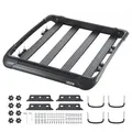 VEVOR Dachgepäckträgerkorb Autodachkorb (1216 x 1020 x 142 mm) universeller Dachgepäckträger aus rostfreiem legiertem Stahl (68 kg Max Tragkraft)