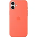 Apple Silikon Case iPhone 16 Plus mit MagSafe mandarine