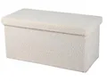 Urban living KUBE TEDDY AUFSTELLFLÄCHE BEIGE 76X37,5XH37,5CM