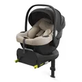 Kinderkraft ENDURA SAFE FX I-LITE Kindersitz mit, Basis, i-Size Autositz, 40–87cm, drehbarer, ISOFIX, ERGO PAD, modular system, wiegt nur 3,2 kg, 5-Punkt-Gurt, von 0 bis 12 Jahren, Schwarz