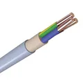 WITTKOWARE NYM-J Mantelleitung (Elektro Installationskabel), Mantelfarbe grau, 3x1,5mm², Kabellänge 50m