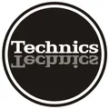Magma Slipmat Technics Mirror 1 Schwarze Filzmatte für Plattenspieler Spiegelung