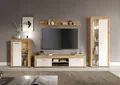 OTTO home Wohnwand AOSTA, Breite 310cm, 4-teilige Wohn-Kombination, (4-St., bestehend aus: Vitrine, Lowboard, Wandboard & Vitrine hoch), Wohnwand, Kombination, Anbauwand, Möbel Set, Schrankwand, Möbel Kombi