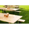 Biertisch Holz/Metall klappbar