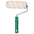 ToolSpace Farbroller 18 cm Profi Malerrolle für Wandfarbe Fassadenfarbe Farbwalze Kurzflor mit Ergonomischem Kunststoffgriff Malerwalze für Decken Innen Außen Renovierung Streichen