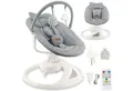 MoMi Babywippe Pearl, 360° drehbar, Bluetooth, 5 Stufen, 2 Modi