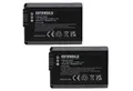 Extensilo Akku passend für Sony Alpha 7R II, 6100, 6300, 6400, 5100, 7, 6000, Kamera-Akku Akku Li-Ion 1050 mAh (7,4 V, 2 St), Leistungsfähige Austausch-Akkus für Digitalkamera, Spiegelreflexkamera