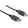 Manhattan USB-Kabel USB 2.0 USB-A Stecker, USB-B Stecker 5.00m Schwarz 337779