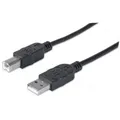 MANHATTAN Hi-Speed USB 2.0 Anschlusskabel 480 Mbps 5 m Schwarz