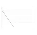 vidaXL Gartenzaun Outdoor Euro Zaun Bodeneinbau 25 x 1,2 m Verzinkter Stahl Netz, (1-St)