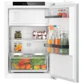 Bosch KIL22ADD1 Serie 6 Einbau-Kühlschrank mit Gefrierfach, 88 x 56 cm Nische, 119 L Kühlen & 15L Gefrieren, VitaFresh XXL, Hochstabile Türeinsätze, Eco Airflow, LED-Beleuchtung