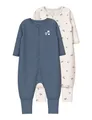 Nbmnightsuit 2P Zip Ff Jet Tractor Noos