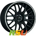 Barracuda Karizzma mattblack PureSports / Color Trim weiss - DS10 8.5x19" ET2...