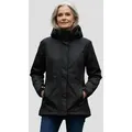 Promodoro Funktionsjacke Outdoorjacke Slim Jacke winddicht-wasserdicht-atmungsaktiv, abnehmbare Kapuze schwarz M