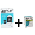 Accu Chek Instant Blutzuckertestgerät mmol/L + 50 Accu Chek Instant Teststreifen