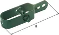 Alberts® Drahtspanner, verzinkt, anthrazit RAL 7016, Gesamtlänge 100 mm 611590