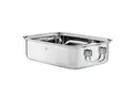 Rösle Bratform Elegance, Edelstahl, Metall, 8 L, rechteckig, 28.3x10.8x40.3 cm, backofengeeignet, Kochen, Töpfe, Bräter