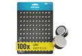 ABSINA 100x AG3 LR41 Knopfzelle 1,5V Alkaline - Knopfzellen Batterien Knopfzelle, (1,5V V, 1 St)