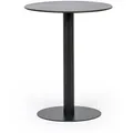 Metall-Bistrotisch RONDA, Durchmesser 60 cm, für den Außenbereich, Graphit