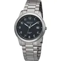Regent Titan Herren Uhr Armbanduhr Quarz grau Titan-Uhren D2URF1296 - Grau