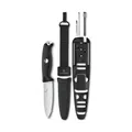 Victorinox Taschenmesser Venture Pro, 9 Funktionen, Feststehendes Outdoor Messer Inkl. 10,5 cm Klinge, Pinzette und Feuerstahl, Full Tang, Schwarz