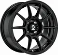 4x Alufelgen SPARCO FF1 GLOSS BLACK 7x17 ET47 LK4 108 17 Zoll Felgen Alu