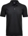 RAGMAN Herren Poloshirt Kurzarm Polokragen Regular Baumwollmix Schwarz XXL