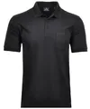 RAGMAN Herren RAGMAN Kurzarm Softknit Poloshirt XX-Large, Schwarz-009