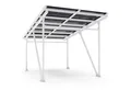 VESKA Solarmodul Solar Carport Glas/Glas PV Garage, 5250,00 W, Monokristallin, (Aluminium Solarcarport 5,60 x 3,70m - 5,25KW - EcoPort 5000Bi)