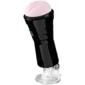 PDX Elite Cock Compressor Vibrating Stroker - Rosa