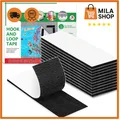 Klettband Selbstklebend 12 Stück 30 x 100 mm Doppelseitig Stark Klett Tape