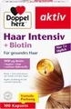 Doppelherz Haar Intensiv + Biotin - Biotin und Zink als Beitrag zum Erhalt normaler Haare - 100 Kapseln