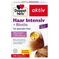 2x DOPPELHERZ Haar Intensiv+Biotin Kapseln 100 ST