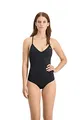 PUMA Damen Puma Dames V-hals Crossback Zwempak One Piece Swimsuit, Schwarz, S EU