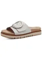 Tamaris Comfort Pantolette - Weiß Leder : 37 : Normal Größe: 37 Weite: Normal