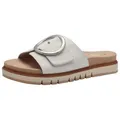 Tamaris WIDE FIT MultiAdjustable, comfortFit aus Leder Pantolette MultiAdjustable weiß 37 EU