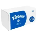 Kleenex®  UltraTM Handtuchpapier, 3-lagig, 31,5 x 21,5 cm 6710 , 1 Karton = 15 Packungen à  96 Tücher = 1440 Tücher
