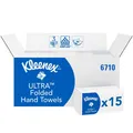 Papierhandtücher Kimberly Clark Ultra Super-Soft 1440 Blatt Papierhandtuch Z-Interfold 3-lagig hochweiß, 21,5x31,8 cm 6710