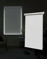 Victoria M. Tenebra Thermorollo Klemmfix Rollo, Verdunkelungsrollo, Hitzeschutz, Sichtschutz, Ohne Bohren, inkl. Montagematerial, 40 x 160 cm, Weiß