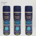 3x 150ml Nivea MEN DRY ACTIVE Anti Transpirant Deo Spray 48h protect real life