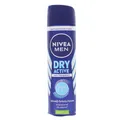 NIVEA MEN Dry Active Anti-Transpirant Deo Spray 150ml effektiv antibakteriell