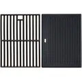 TAINO PRO 4+0/1 Gusseisen Rost Grillplatte Grillrost Zubehör Set Gasgrill Grill