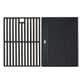 TAINO PRO/RED 4+0/4+1 Gusseisen Rost Grillplatte Grillrost Zubehör Set Gasgrill Grill Wendeplatte