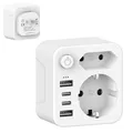 Adapter Japan Reiseadapter Japan Adapter USA ，2 Fach Reiseadapter, Reisesteck...